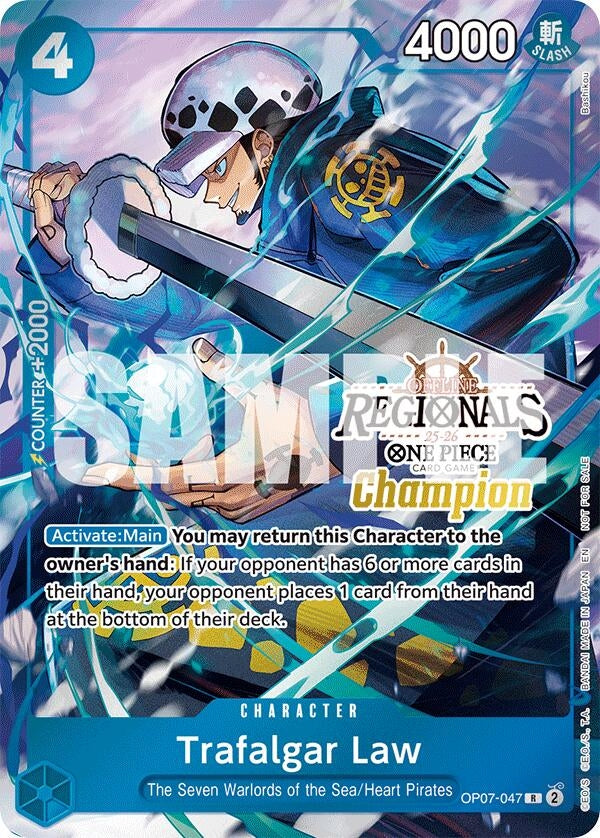 Trafalgar Law (Offline Regional Champion Card Set 2025 Vol.2) (OP07-047) (OP-PR)