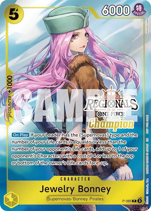 Jewelry Bonney (Offline Regional Champion Card Set 2025 Vol.2) (P-085) (OP-PR)