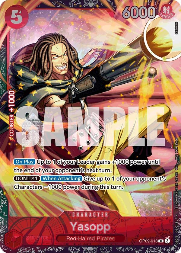 Yasopp (Championship 25-26 Offline Regionals Season 2) (OP09-013) (OP-PR)