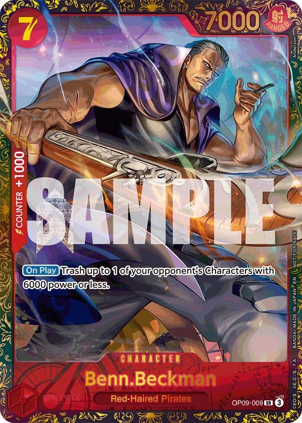 Benn.Beckman (Championship 25-26 Offline Regionals Season 2) (OP09-009) (OP-PR)