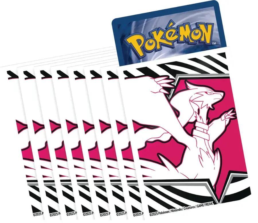 Pokemon TCG: White Flare Elite Trainer Box Card Sleeves - Reshiram (65 Pack) - Pokemon International Card Sleeves