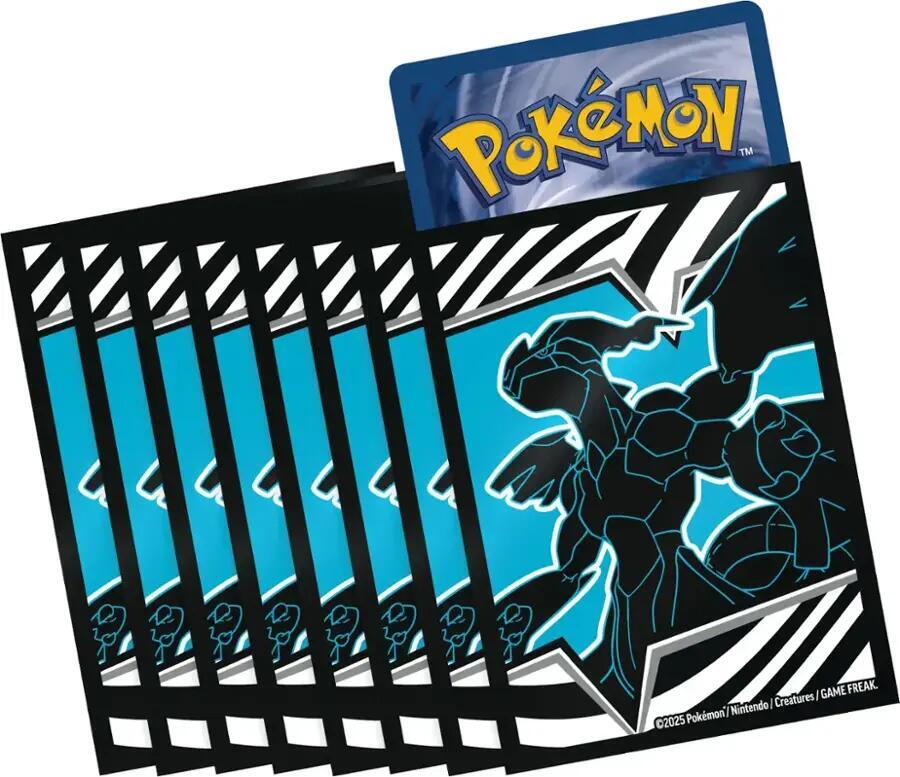 Pokemon TCG: Black Bolt Elite Trainer Box Card Sleeves - Zekrom (65 Pack) - Pokemon International Card Sleeves
