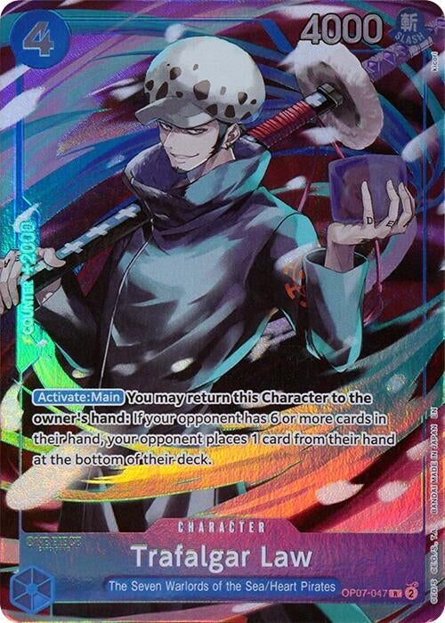 Image for Trafalgar Law (Seven Warlords of the Sea Binder Set) (OP07-047) (OP-PR) - One Piece Card Game