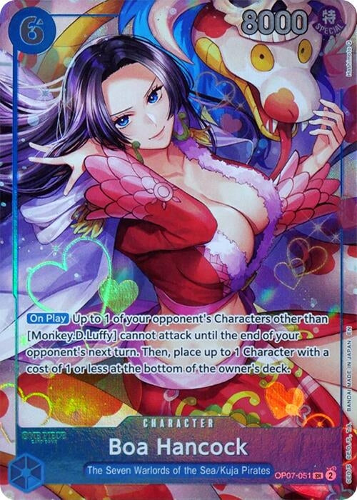 Image for Boa Hancock (Seven Warlords of the Sea Binder Set) (OP07-051) (OP-PR) - One Piece Card Game
