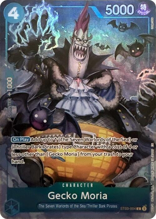 Gecko Moria (Seven Warlords of the Sea Binder Set) (ST03-004) (OP-PR)