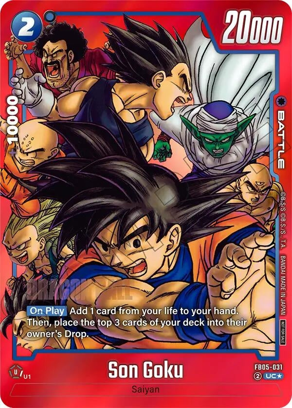 Son Goku - FB05-031 (Limited Pack MANGA Version 01) (FB05-031) (DBSFW_TPR)