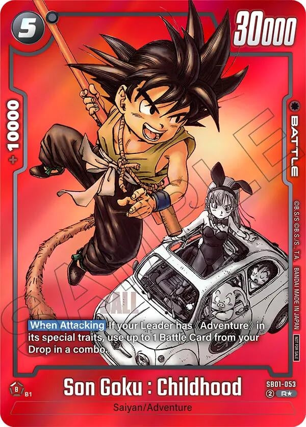 Son Goku : Childhood - SB01-053 (Limited Pack MANGA Version 01) (SB01-053) (DBSFW_TPR)