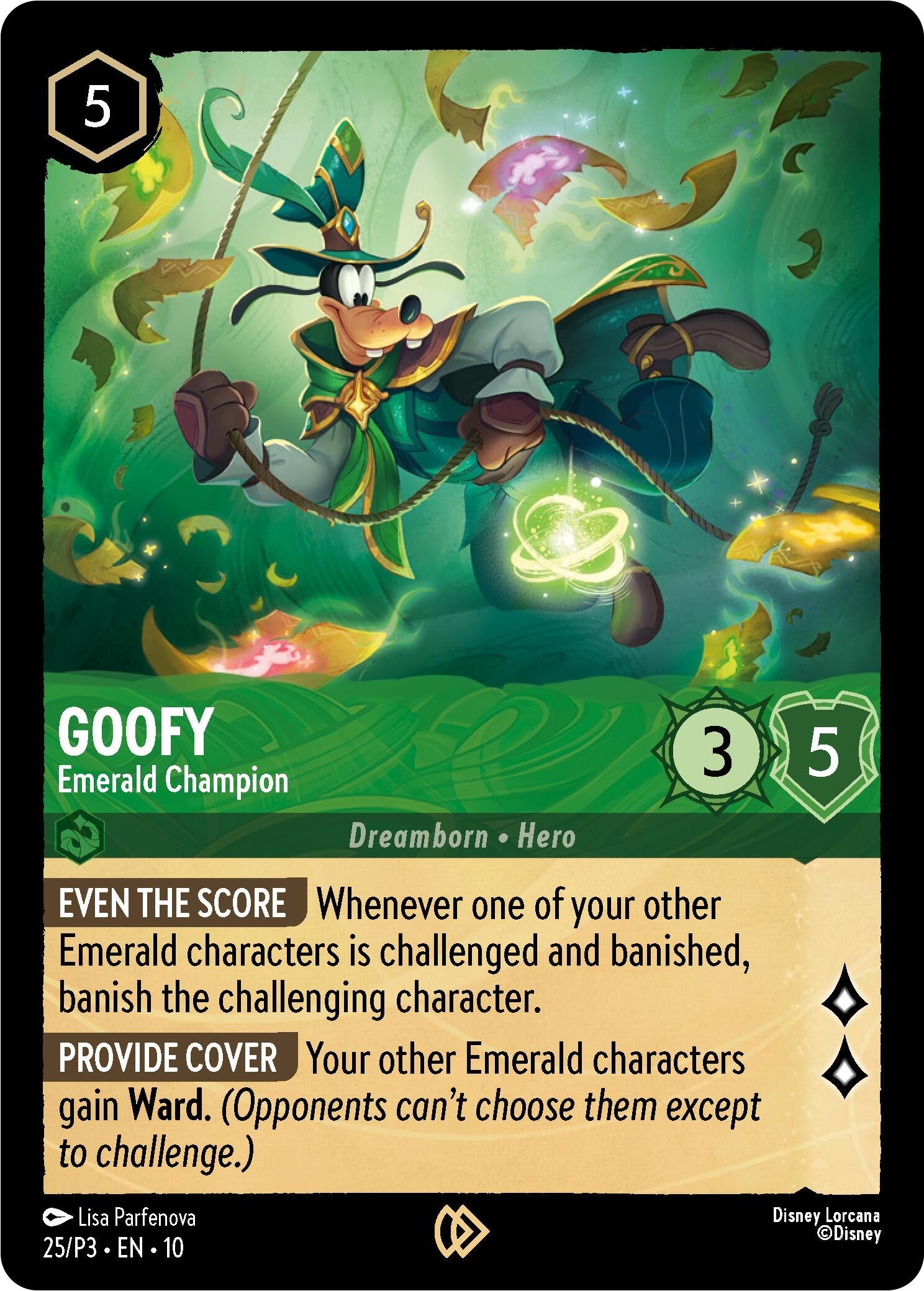 Goofy - Emerald Champion (25) (DLPC)