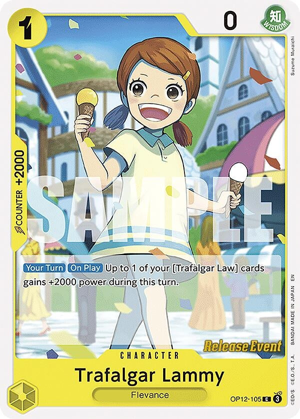 Image for Trafalgar Lammy (OP12-105) (OP12 RE) - One Piece Card Game