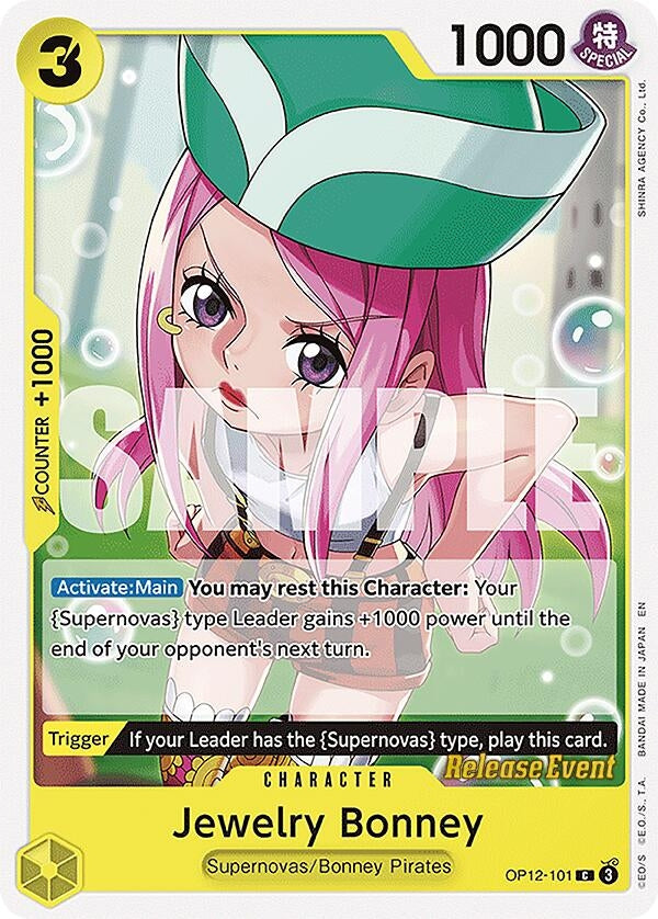 Jewelry Bonney (101) (OP12-101) (OP12 RE)