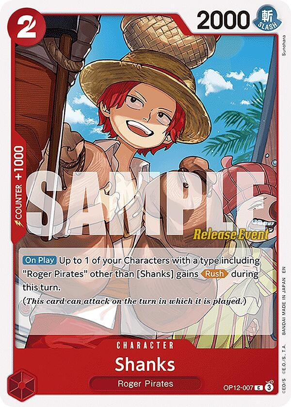 Shanks (007) (OP12-007) (OP12 RE)