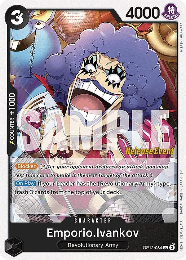 Emporio.Ivankov (084) (OP12-084) (OP12 RE)