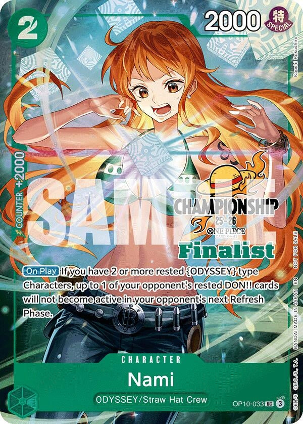 Nami (CS 25-26 Finalist Card Set 1) (OP10-033) (OP-PR)
