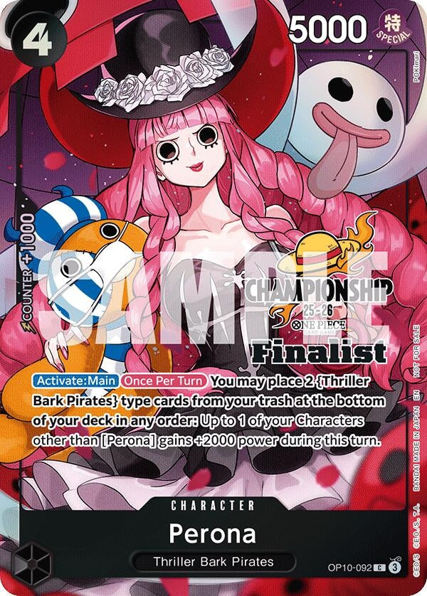 Image for Perona (CS 25-26 Finalist Card Set 1) (OP10-092) (OP-PR) - One Piece Card Game