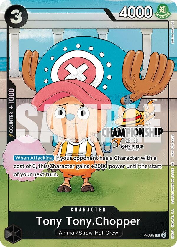 Image for Tony Tony.Chopper (CS 25-26 Event Pack Finalist Ver.) (P-065) (OP-PR) - One Piece Card Game