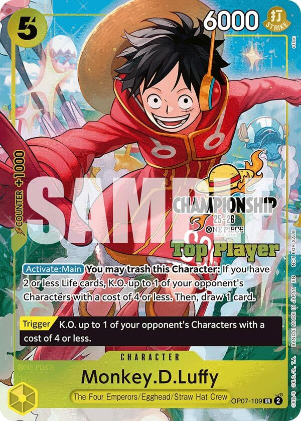 Image for Monkey.D.Luffy (CS 25-26 Top Player Pack) - One Piece Card Game