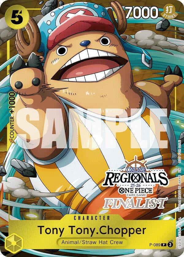 Tony Tony.Chopper (Online Regional Finalist Card Set 2025 Vol.2) (P-089) (OP-PR)