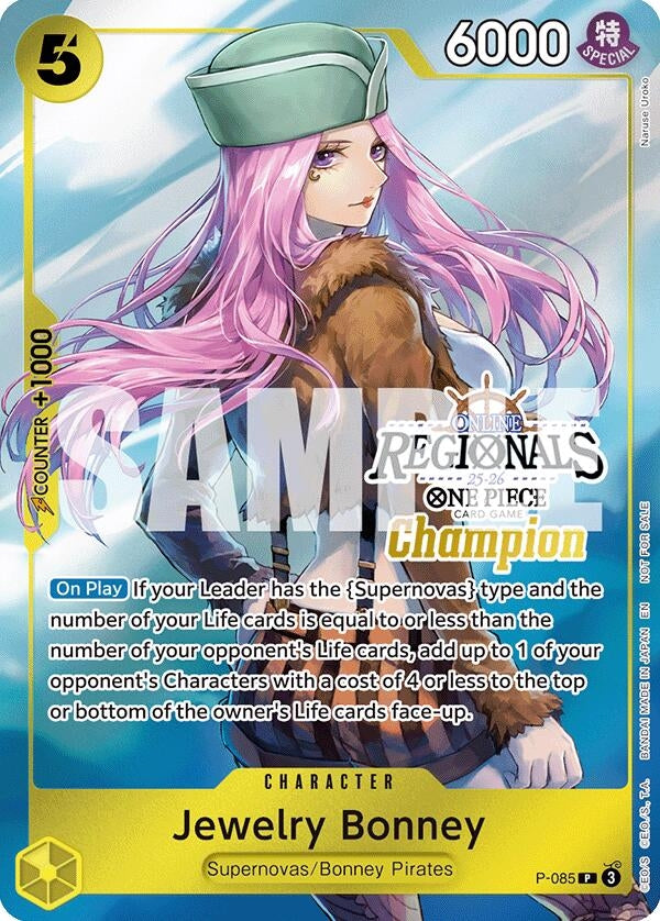Jewelry Bonney (Online Regional Champion Card Set 2025 Vol.2) (P-085) (OP-PR)