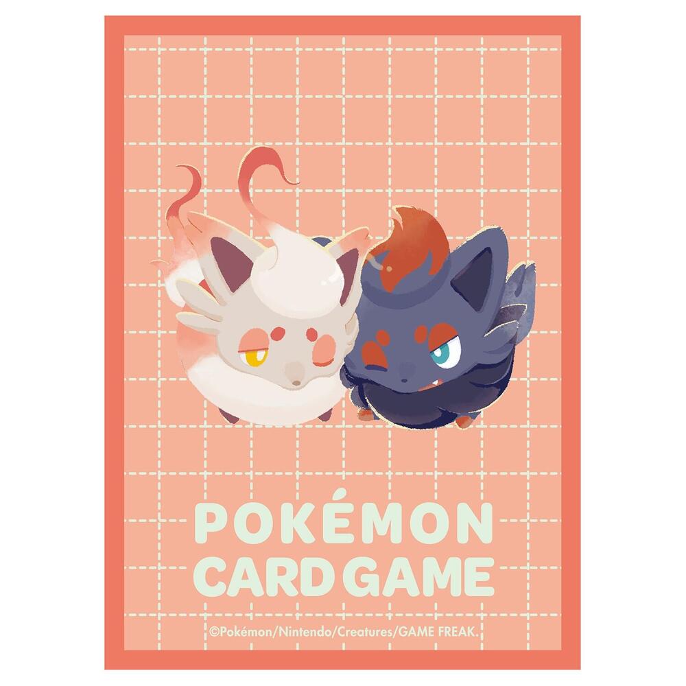 Pokemon Center Exclusive Card Sleeves - Zorua & Hisui Zorua (64-Pack) - Pokemon International Card Sleeves