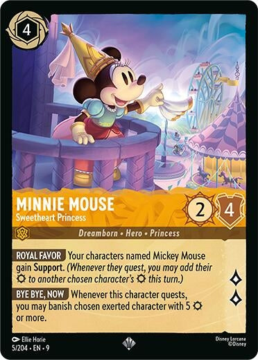 Minnie Mouse - Sweetheart Princess (5/204) (9)