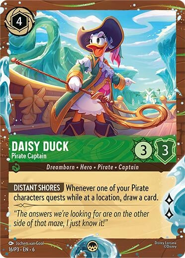 Daisy Duck - Pirate Captain (Disney Cruise Promo) (16) (DLPC)