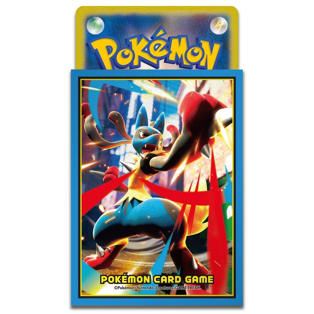Pokemon Center Card Sleeves - Mega Lucario (64-Pack) - Pokemon International Card Sleeves