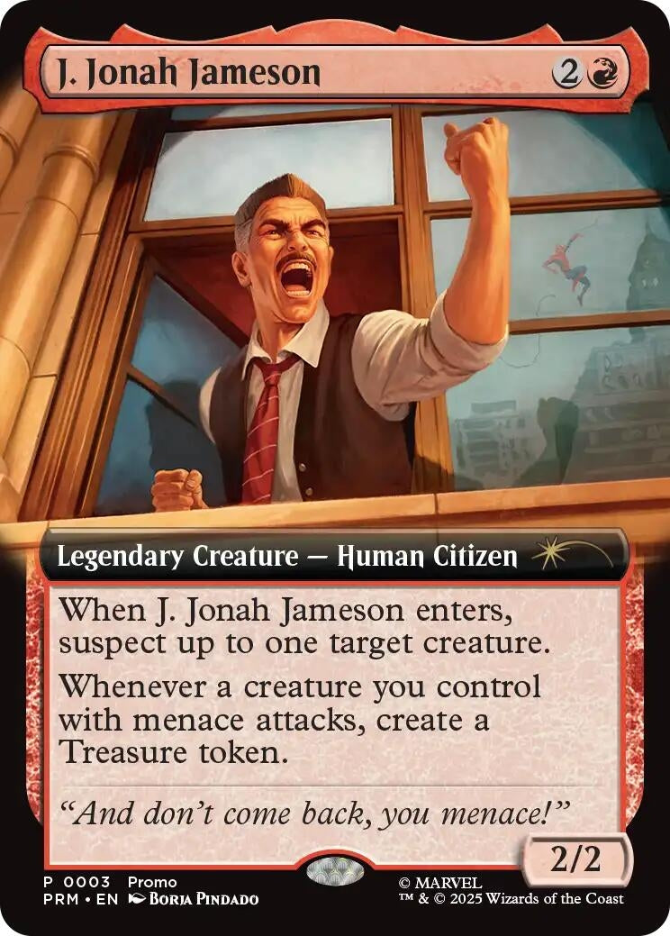 J. Jonah Jameson (Extended Art) (3) (UMP)