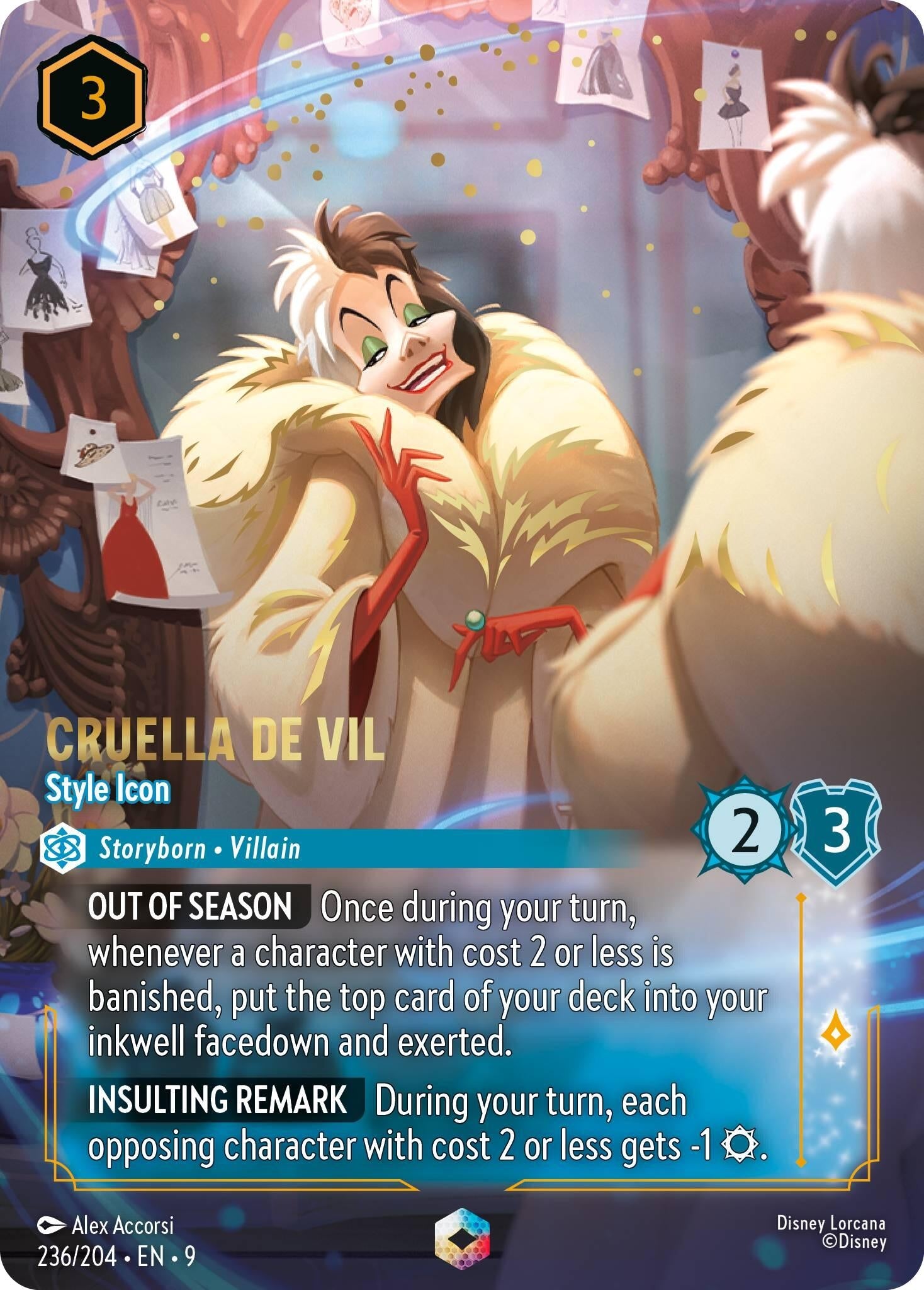 Cruella De Vil - Style Icon (Enchanted) (236/204) (9)