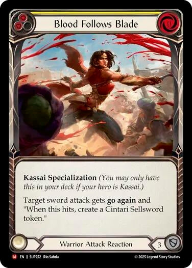 Blood Follows Blade (SUP252) (SUP)