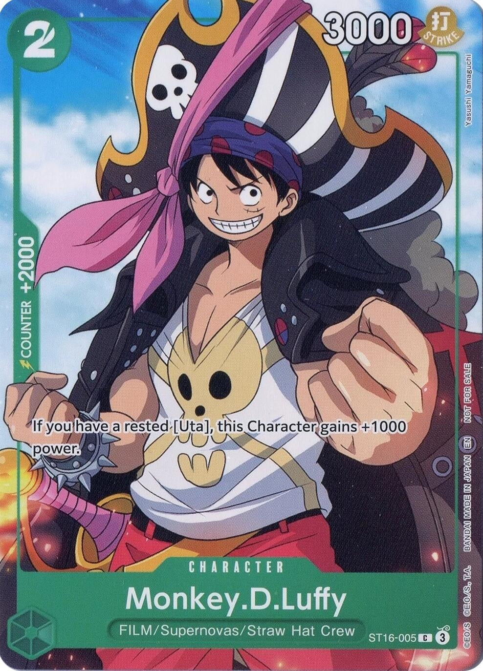Monkey.D.Luffy (Welcome Pack Vol. 2) (ST16-005) (OP-PR)
