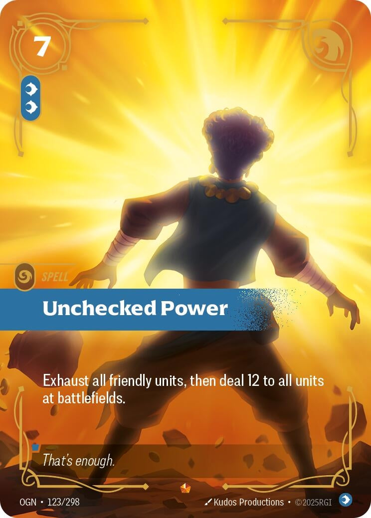Unchecked Power (123/298) (OGN)