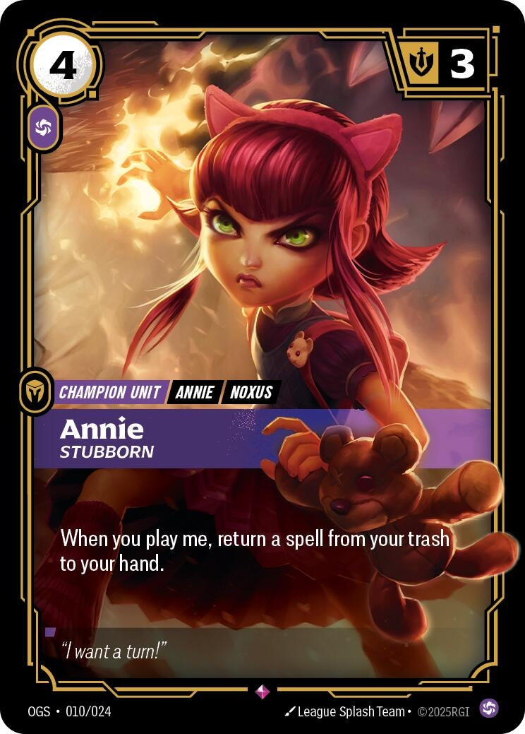 Annie - Stubborn (010/024) (OGS:PG)