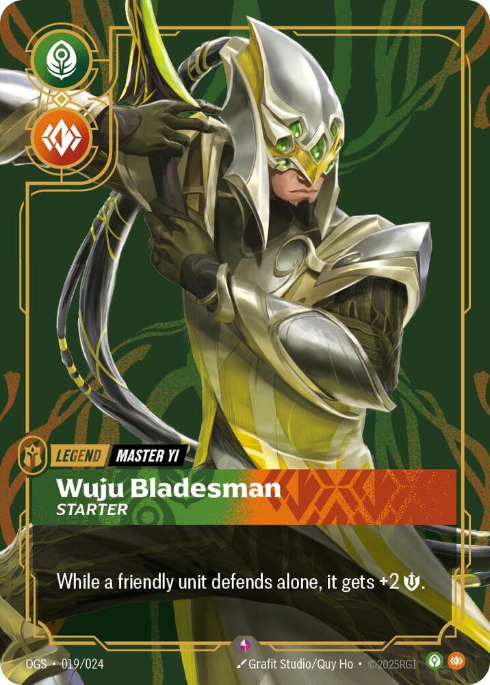 Riftbound TCG Master Yi Wuju Bladesman Sealed Deck Sealed Proving Grounds