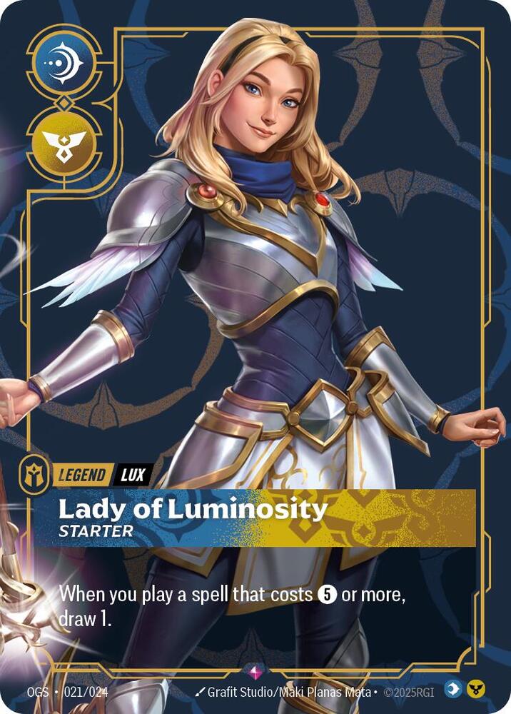 Riftbound TCG Lux Lady of Luminosity Sealed Deck Sealed Proving Grounds
