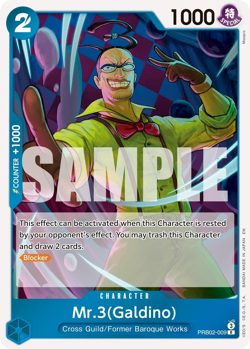 Mr.3(Galdino) - PRB02-009 (PRB02-009) (PRB-02)