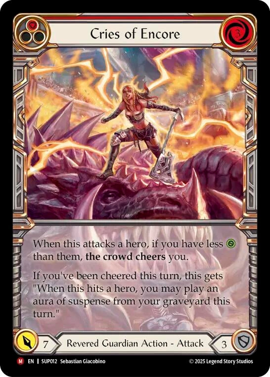 Cries of Encore (Extended Art) (SUP012) (SUP)
