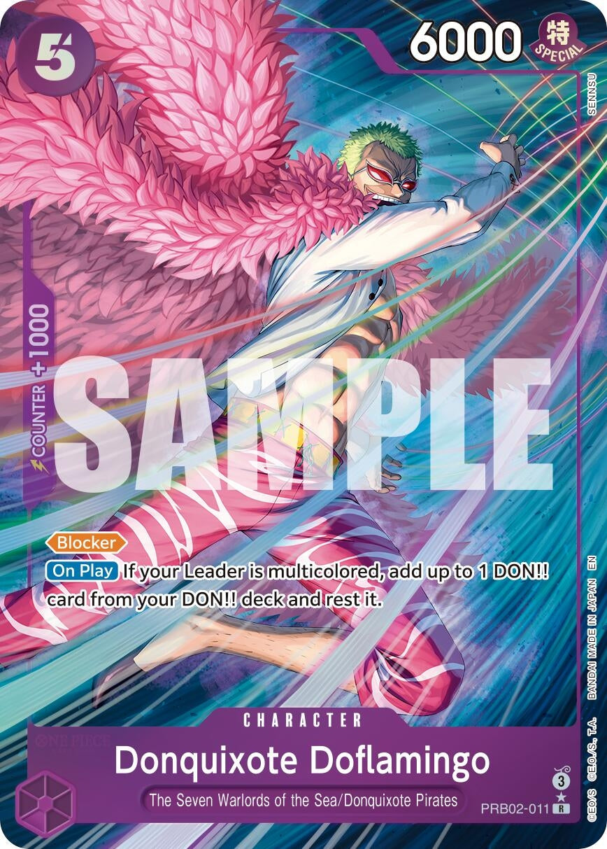 Donquixote Doflamingo (Alternate Art) (PRB02-011) (PRB-02)