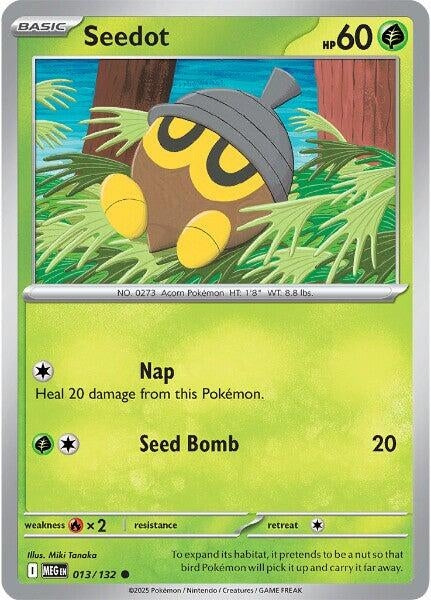 Image for Seedot (013/132) (MEG) - Pokemon