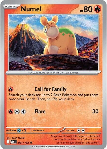 Image for Numel (021/132) (MEG) - Pokemon