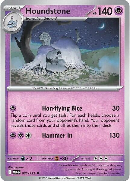 Image for Houndstone (066/132) (MEG) - Pokemon