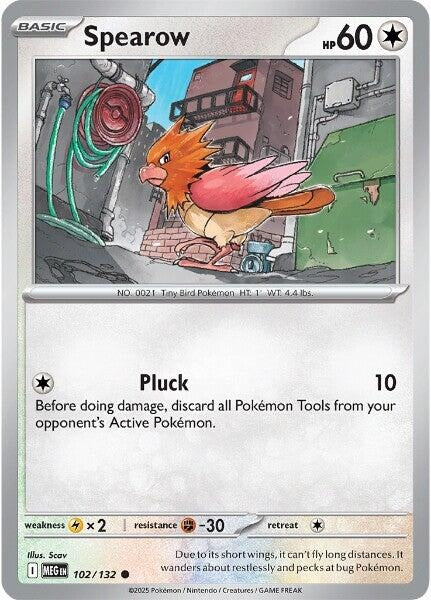 Image for Spearow (102/132) (MEG) - Pokemon
