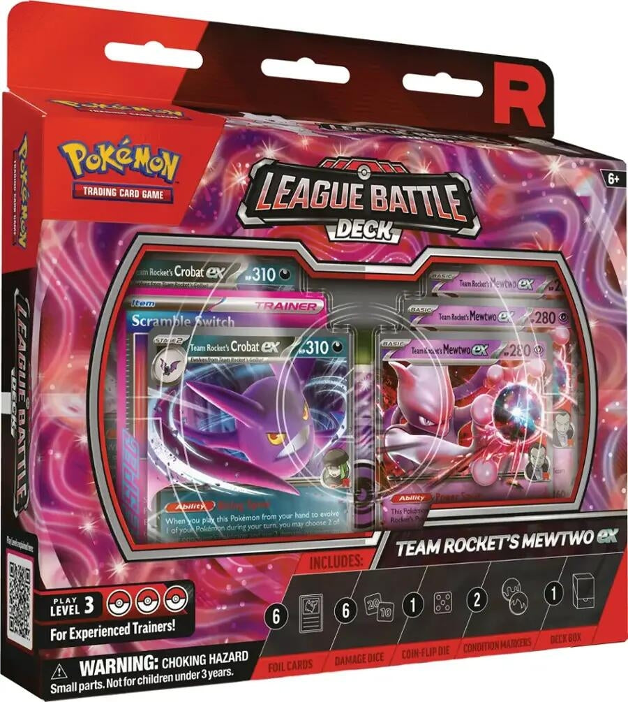 League Battle Deck Team Rocket's Mewtwo ex - Triad