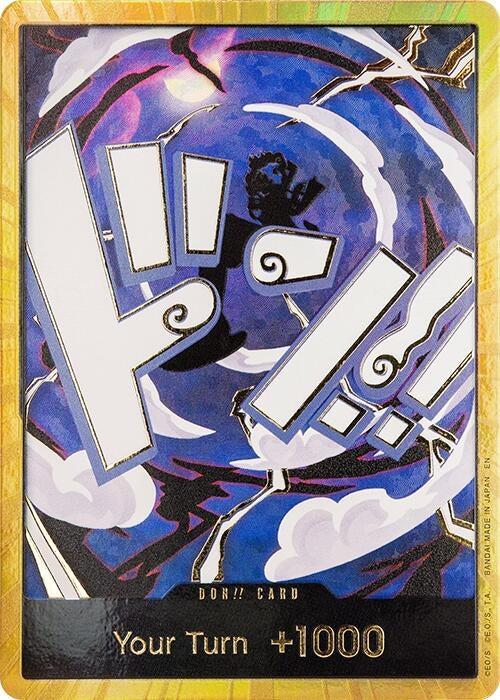 DON!! Card (GEAR5 Luffy) (Gold) (PRB-02)