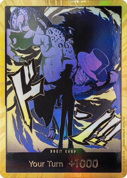 DON!! Card (Rob Lucci) (Gold) (PRB-02)
