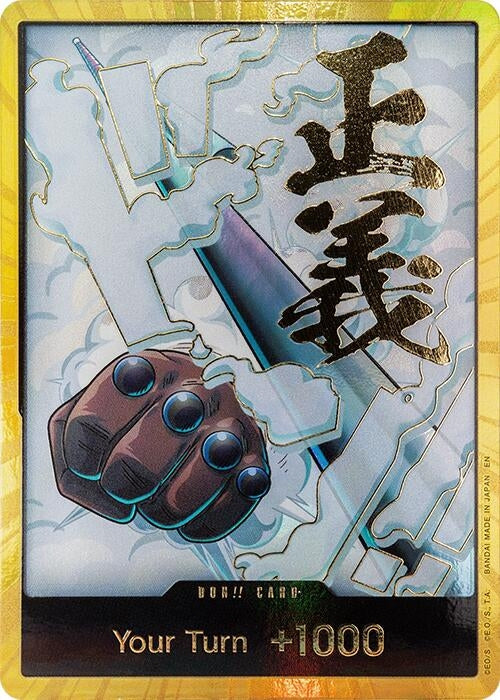 DON!! Card (Smoker) (Gold) (PRB-02)