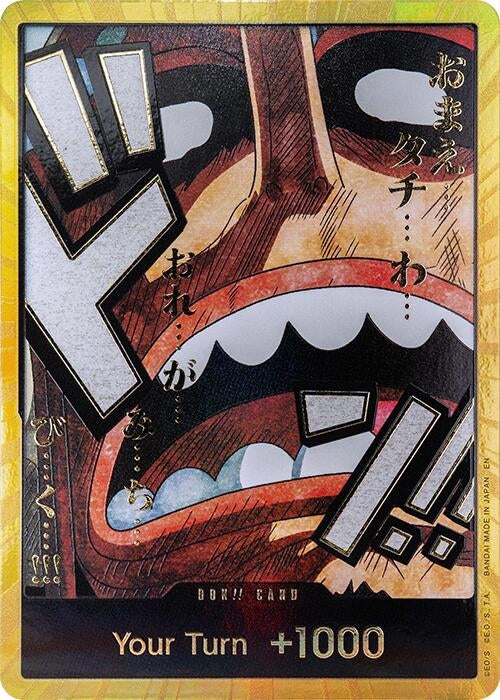 DON!! Card (Usopp) (Gold) (PRB-02)
