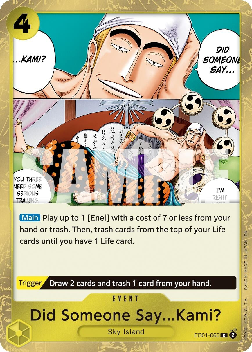 Did Someone Say...Kami? (Pirate Foil) (EB01-060) (PRB-02)