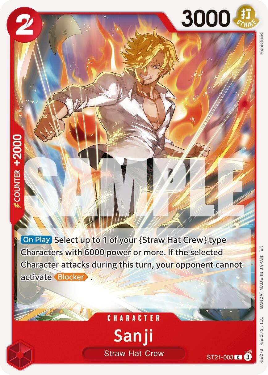 Sanji - ST21-003 (Reprint) (ST21-003) (PRB-02)