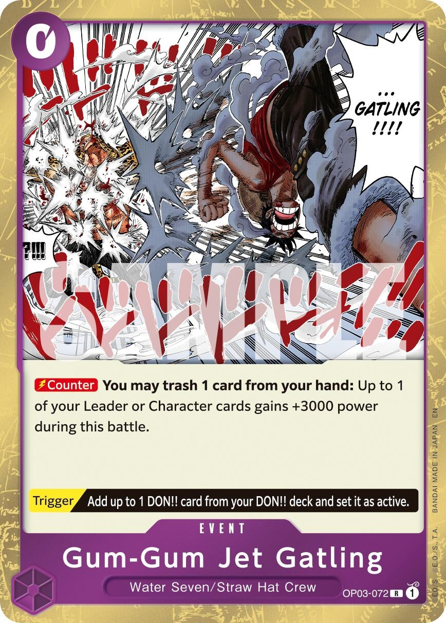 Gum-Gum Jet Gatling (Reprint) (OP03-072) (PRB-02)