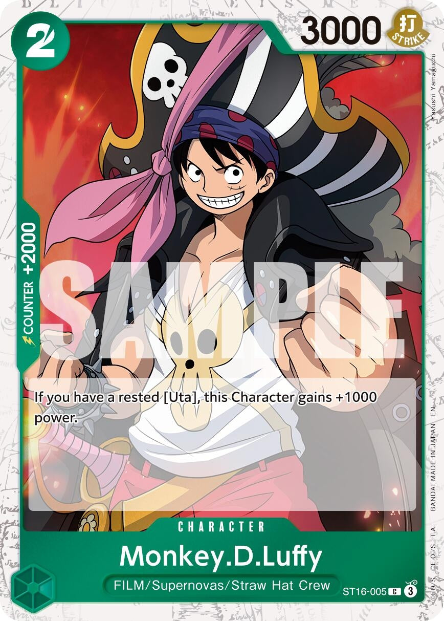 Monkey.D.Luffy - ST16-005 (Pirate Foil) (ST16-005) (PRB-02)